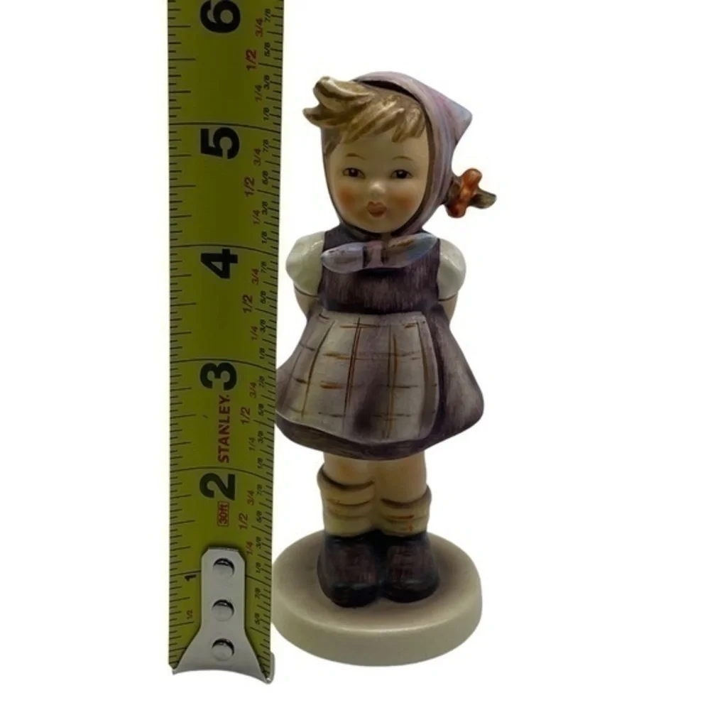 Vintage Goebel Hummel Which Hand Girl Porcelain Figurine #258 W. Germany 1963